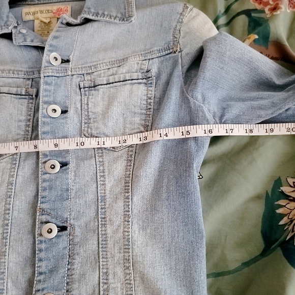 • VINTAGE Y2K PARIS BLUES • JEAN JACKET - Picture 5 of 6